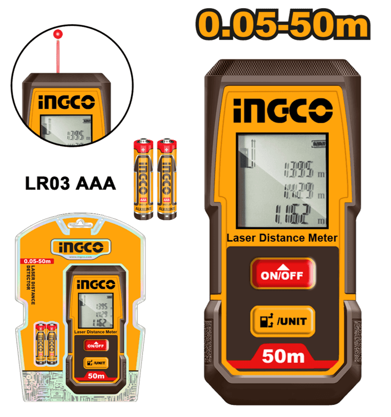 Laser distance detector