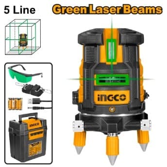 Self-Leveling Line Laser (Green Laser Beams)