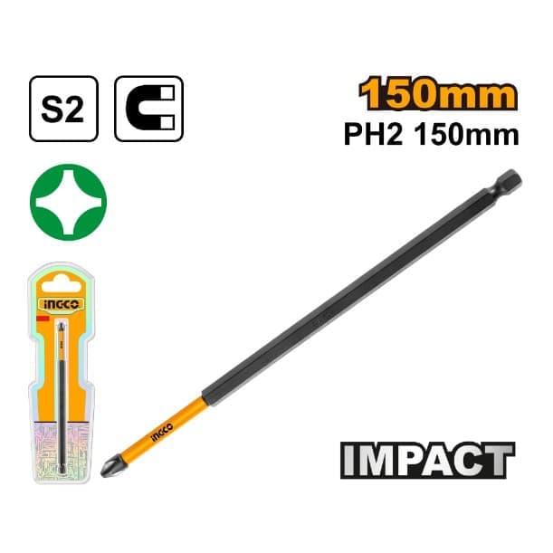 Impact screwdriver bits