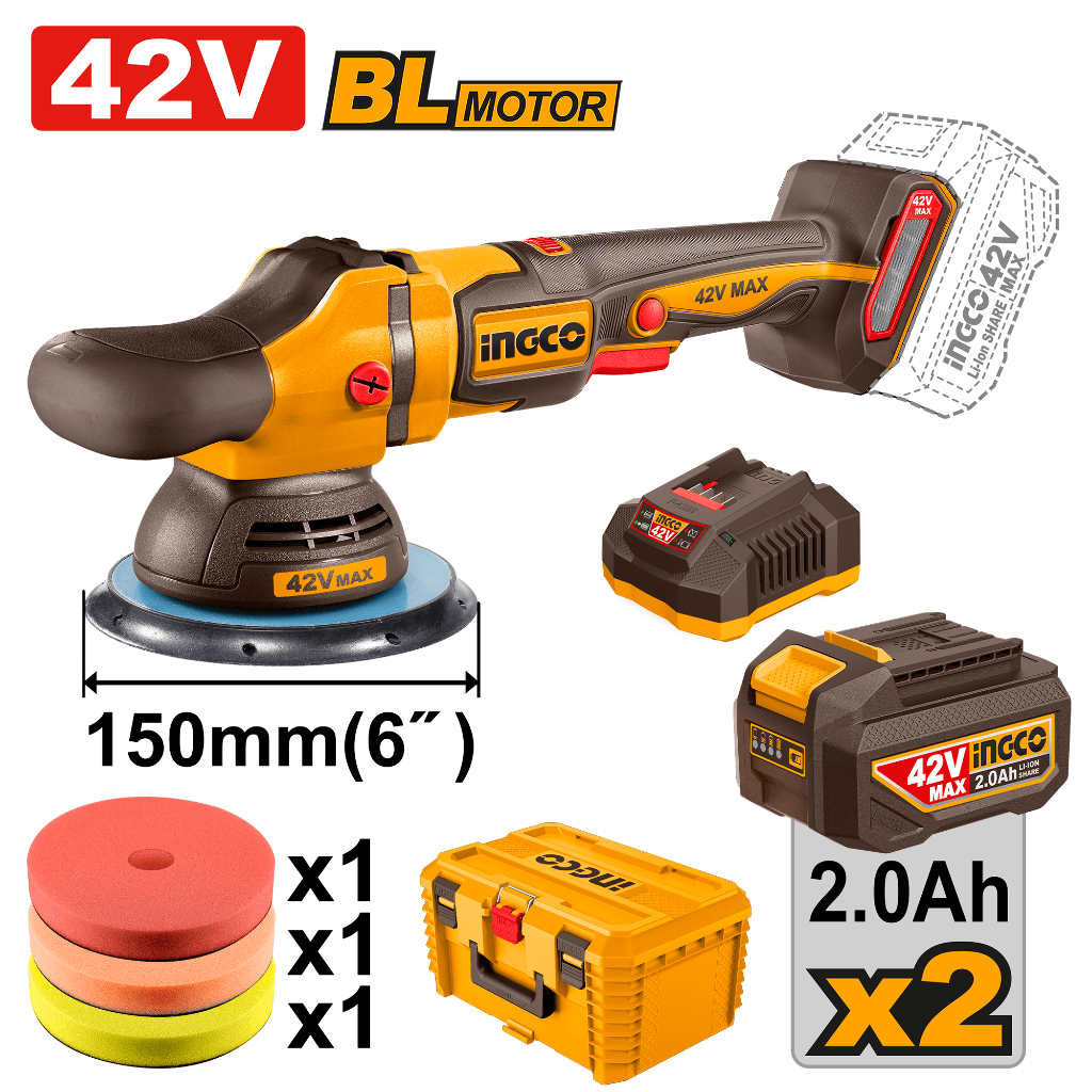 42V POLISHER 150MM KIT