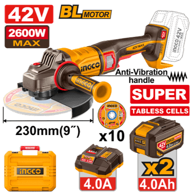 9" 230MM ANGLE GRINDER