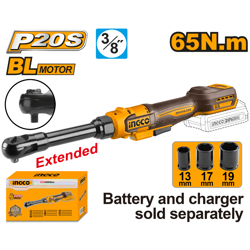 20V PS+C/L RATCHET DRIVER 3P 65NM