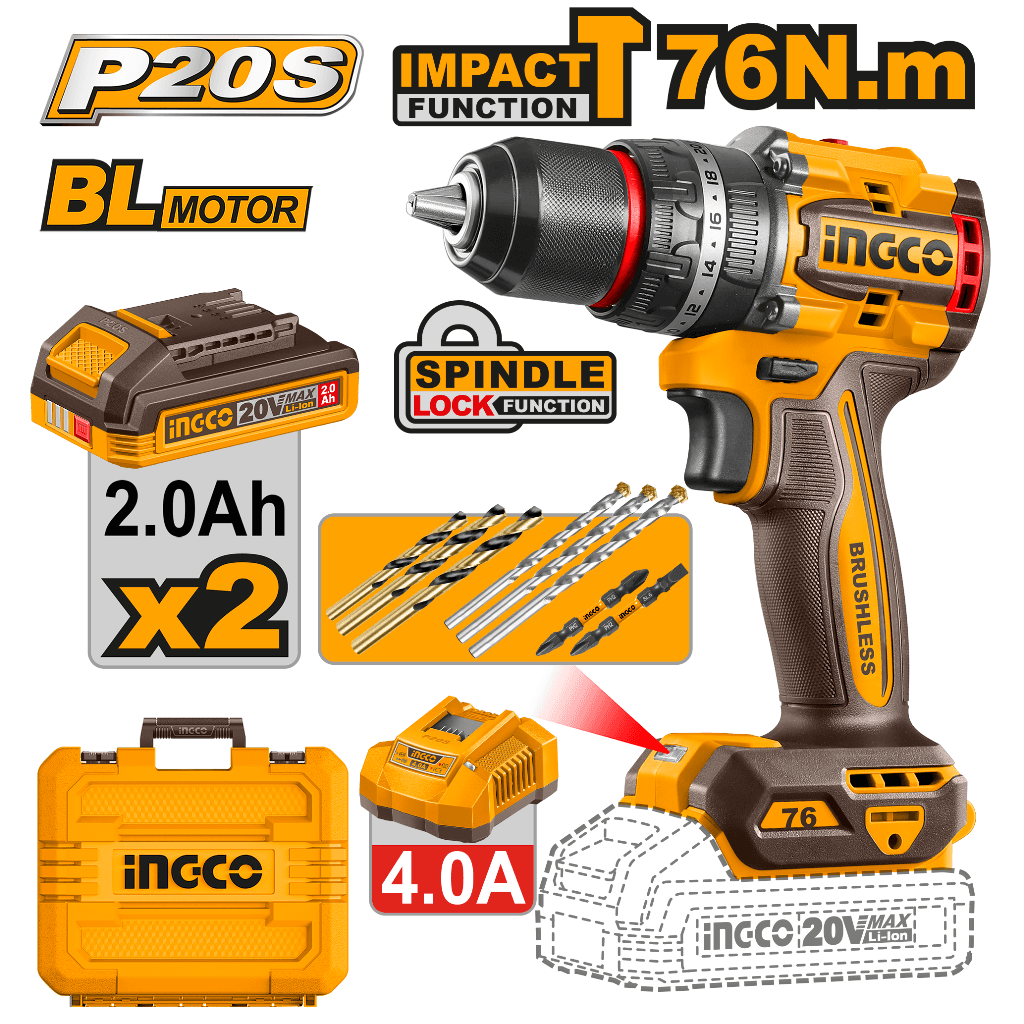 76Nm Impact Drill Kit