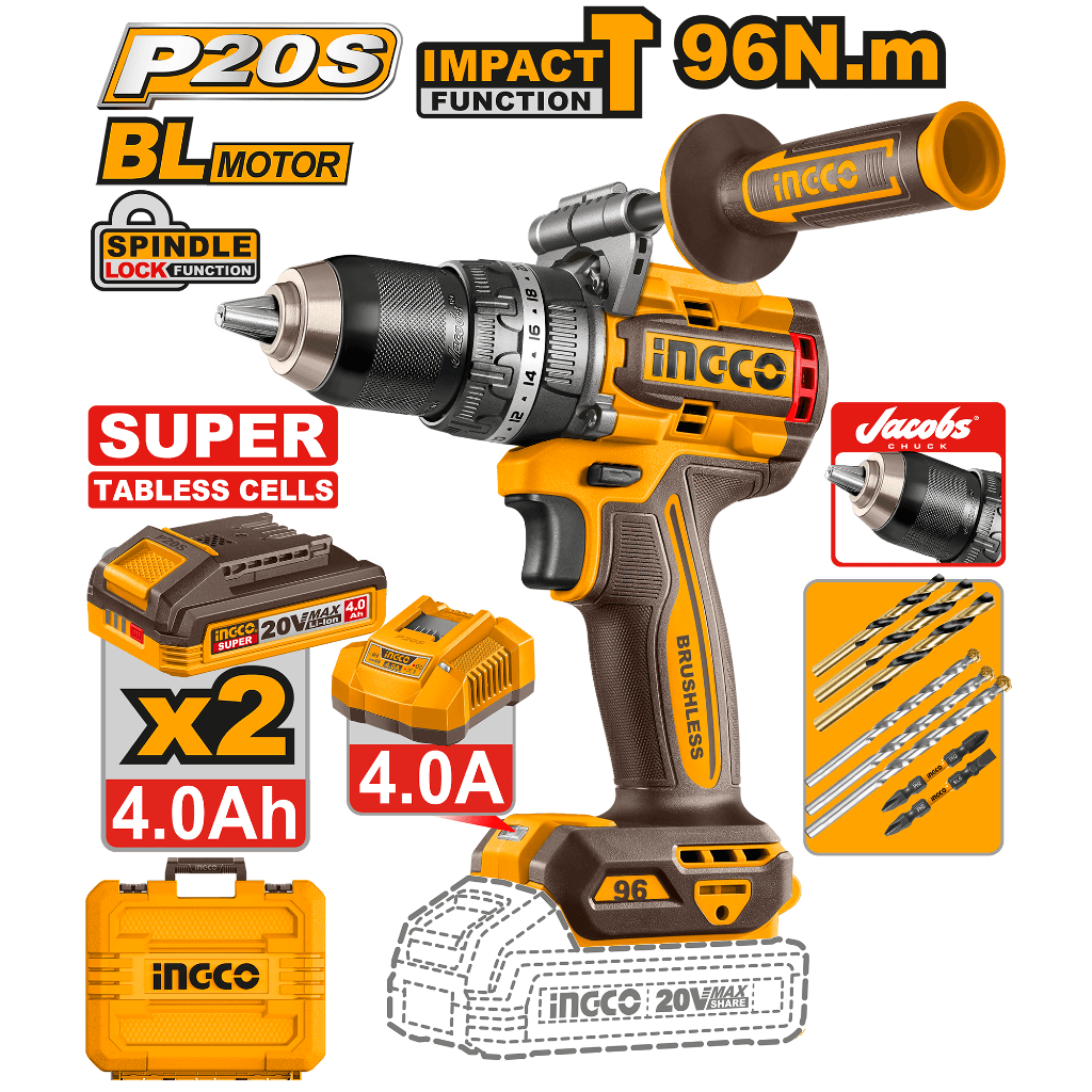 96Nm Impact Drill Kit