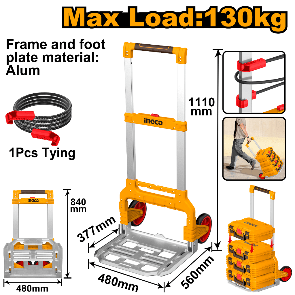 Foldable hand truck