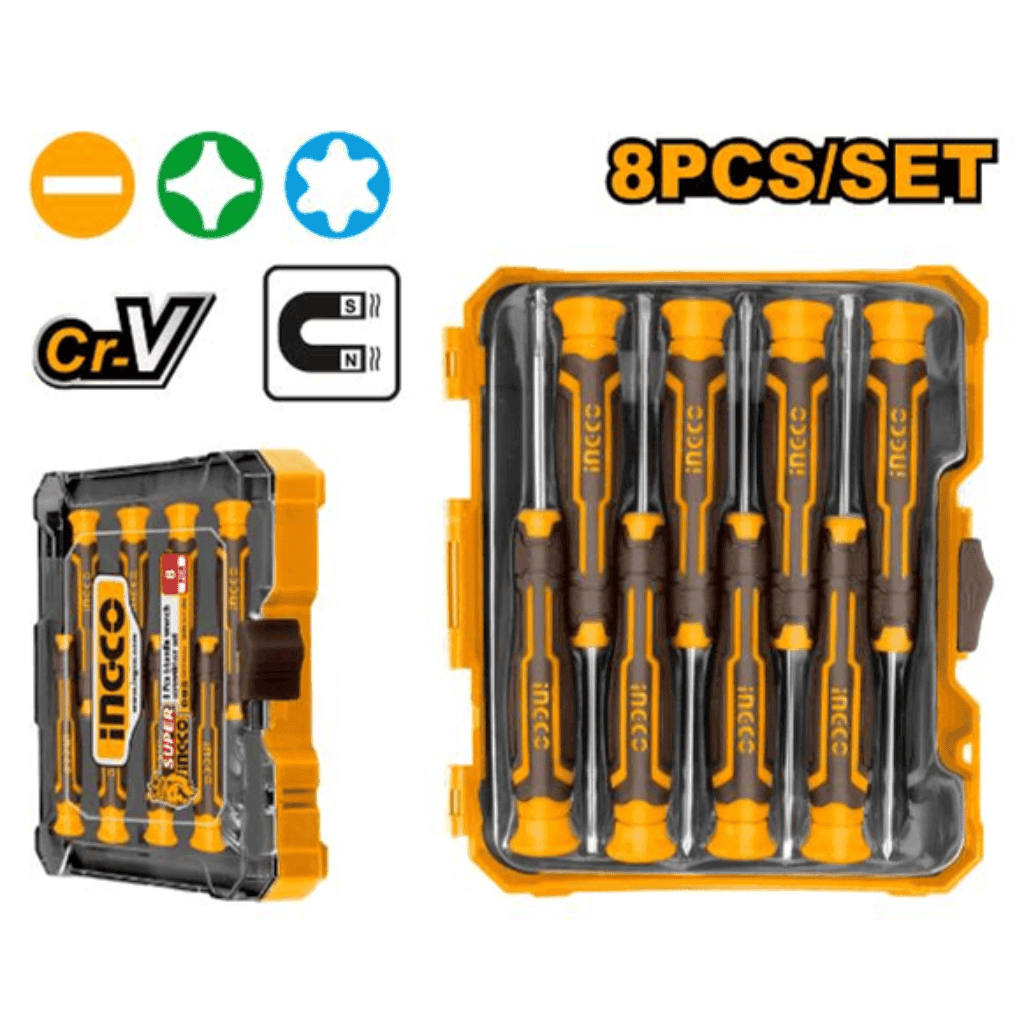 8 Pieces precision screwdriver set