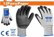 Nitrile frosted coated gloves