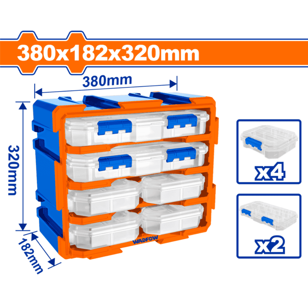 6pc Modular storage tower - WADFOW